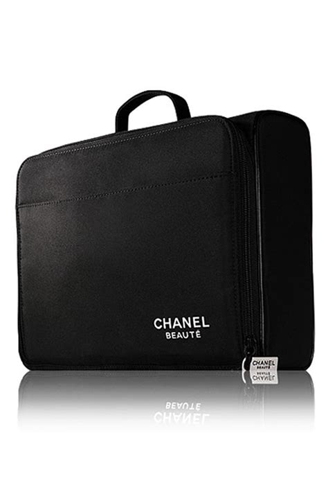 chanel beaute vanity de maquillage essential makeup case travel kit|Chanel makeup and beauty kit.